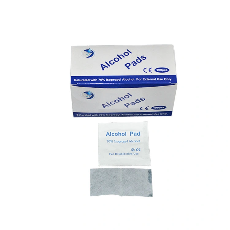 2020 Best Selling China Cheap Sterile Medical 70% Isopropyl Non-Woven Alcohol Pad