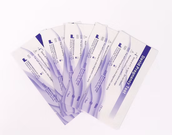 OEM-пакет CE, одобренный FDA 510K, HCG, точные наборы лабораторных тест-полосок на беременность за один шаг